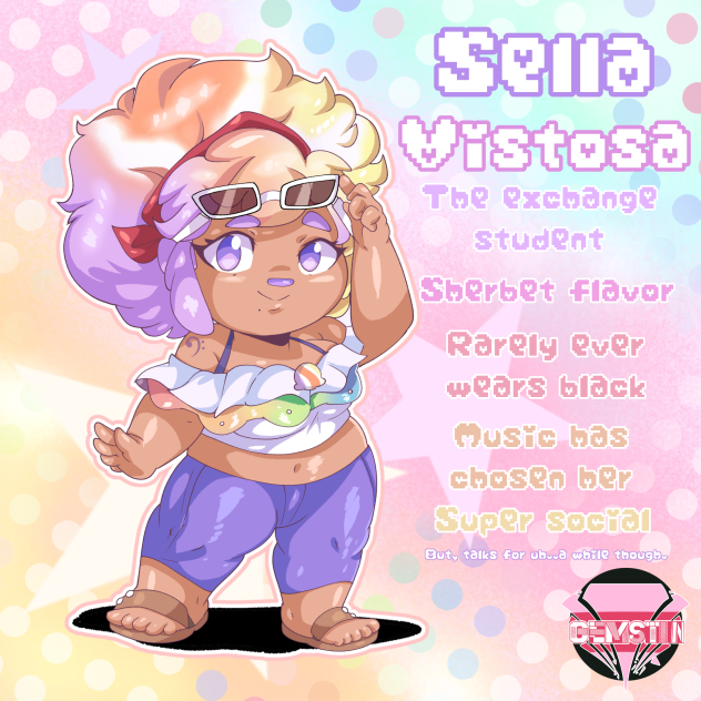 SELLA VISTOSA-🍦🌈-SHERBET FLAVOR