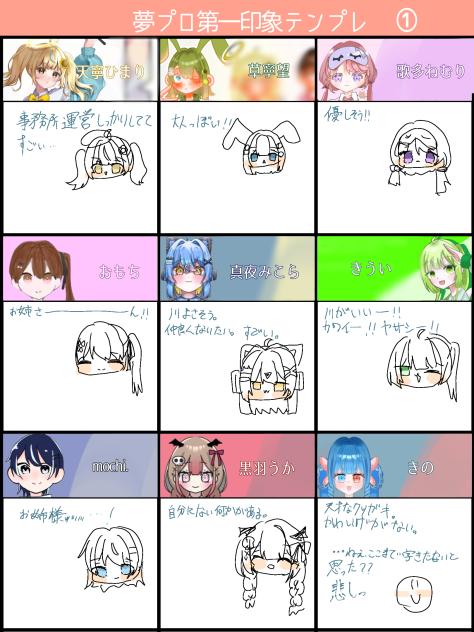 夢プロテンプレ〜！