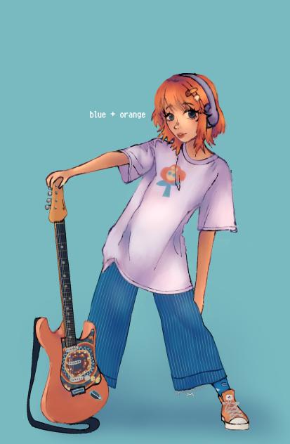 blue hair tv girl