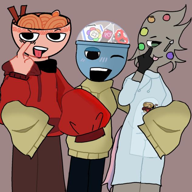 Gigi, Raymen and Paintyn!~