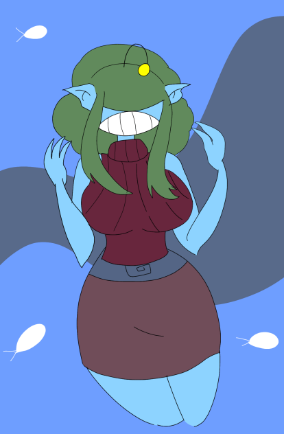 foot ball fish mom