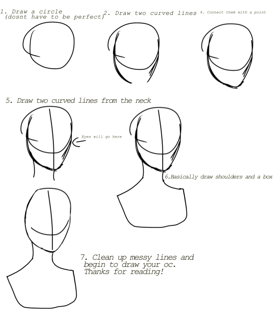 How to draw a head ibisPaint
