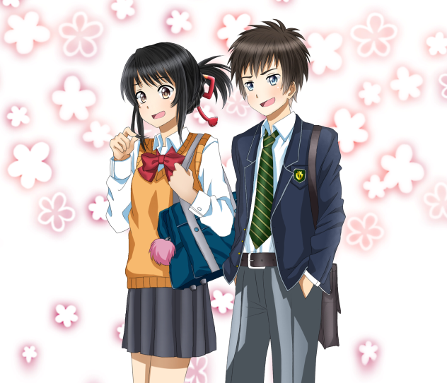 【君の名は。】もしも瀧と三葉が一緒に登校したら･･･