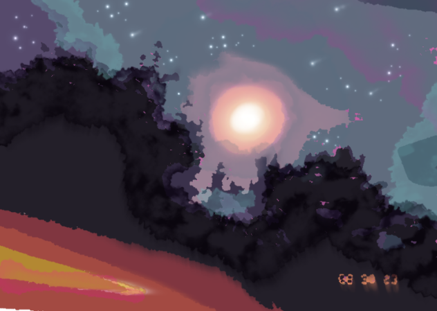 Super Blue Moon - ibisPaint