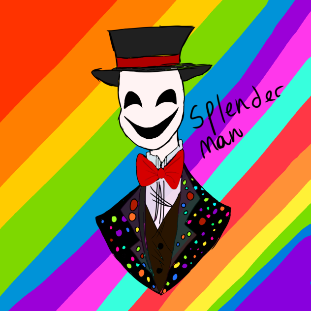 My drawing of splenderman