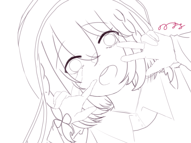 線画 塗り練習 Ibispaint