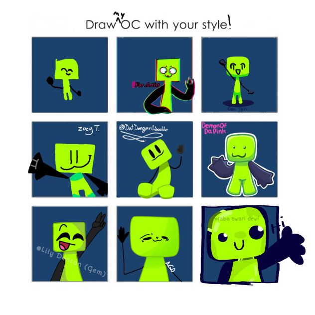 my draw oc with your style!