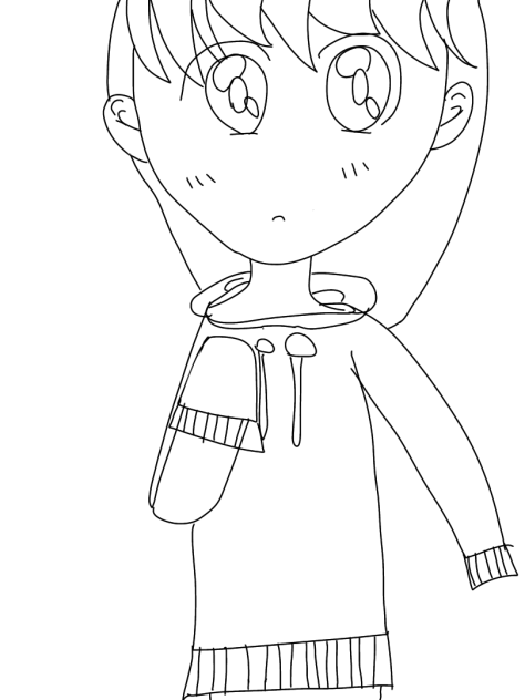 ぬりえ大会の絵