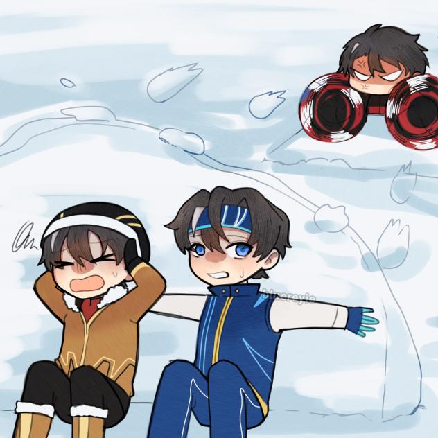 BoEl in Winter. Snow war