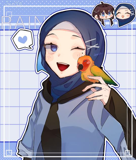 My new friend 💙✨Rain !