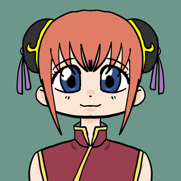 銀魂の神楽ちゃん描いてみた