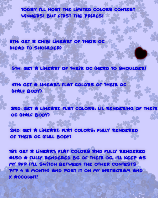 Contest prizes