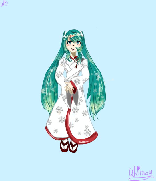snow miku 2013 - ibisPaint