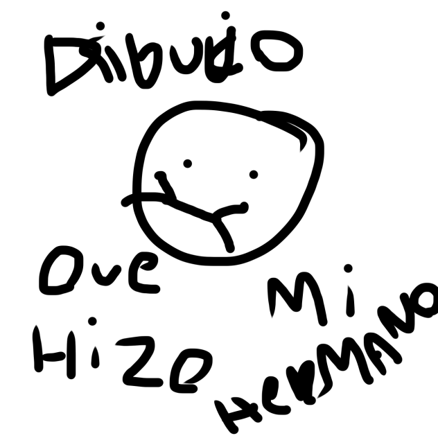 Un dibujo que hizo mi hermano