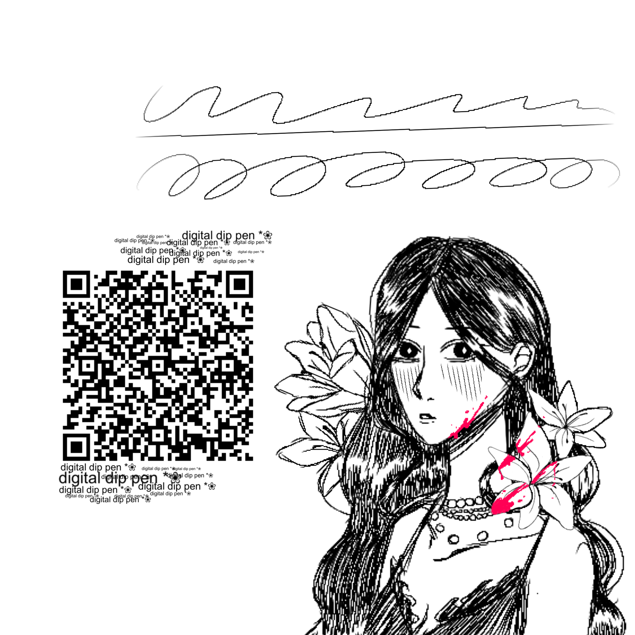 digital dip pen ibisPaint