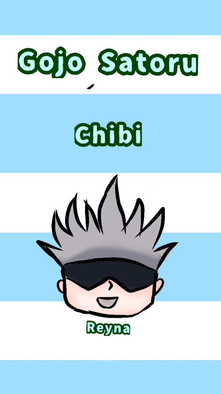 Gojo satoru fanart chibi - ibisPaint