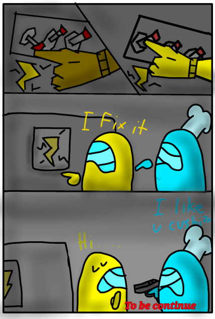 Among us(cute comic) 2
