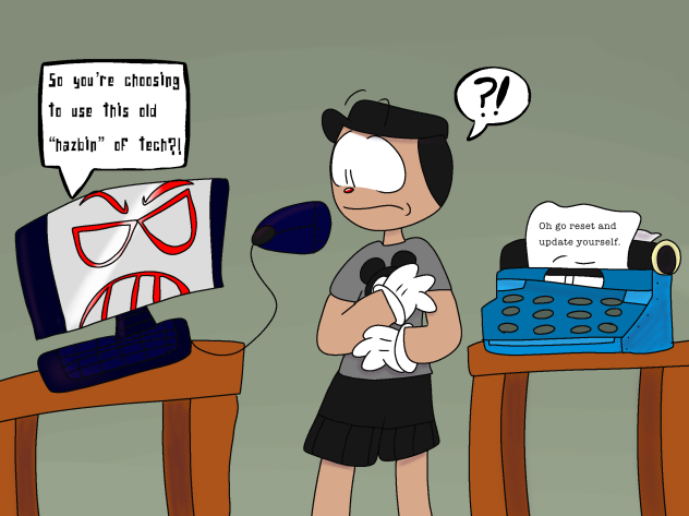 Computer v typewriter