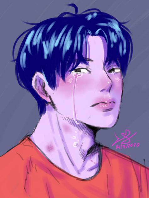 Sad boy - ibisPaint