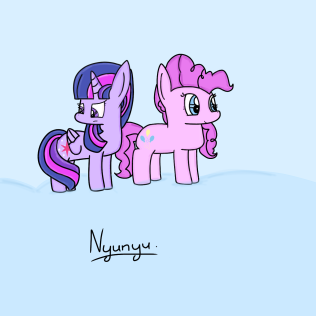 Twilight Sparkle and Pinkie Pie