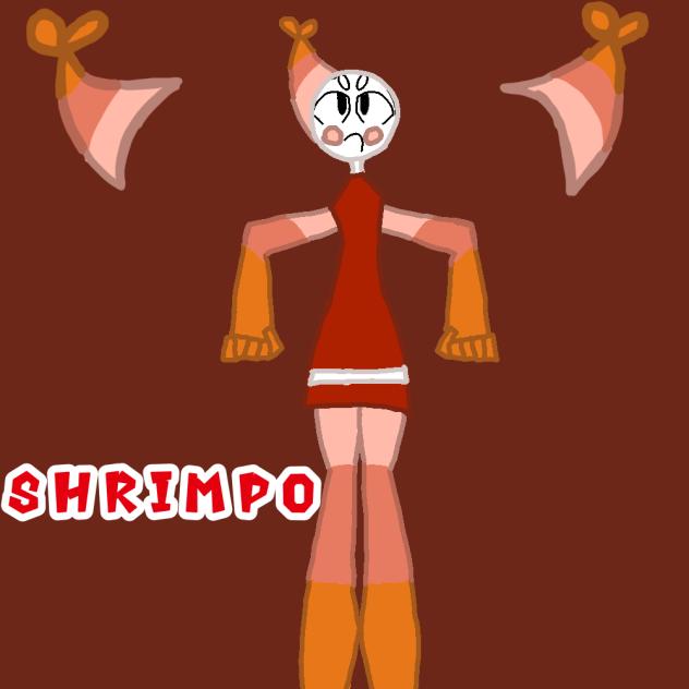 Shrimop dandy world fan art