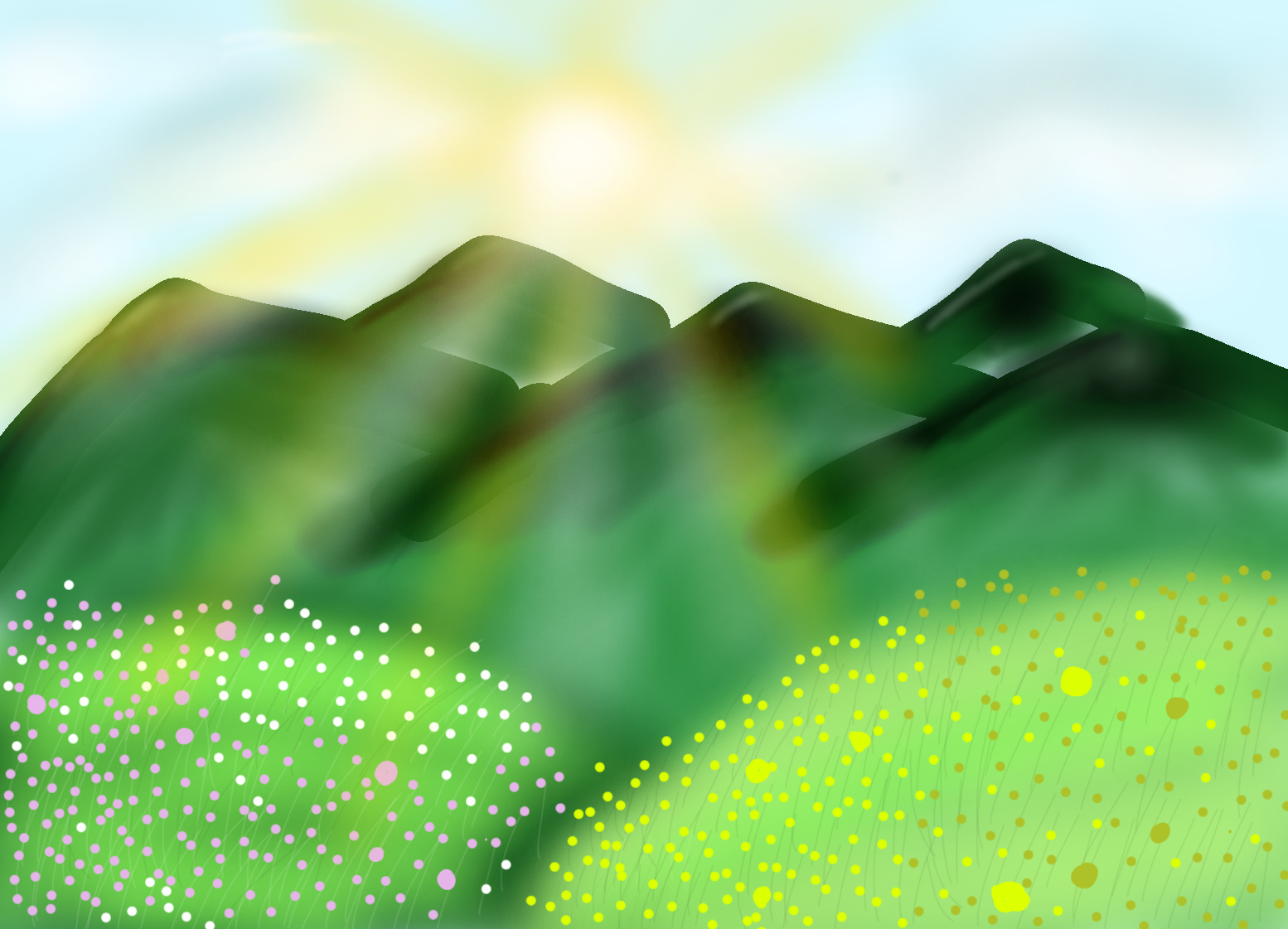 beautiful landscape - ibisPaint