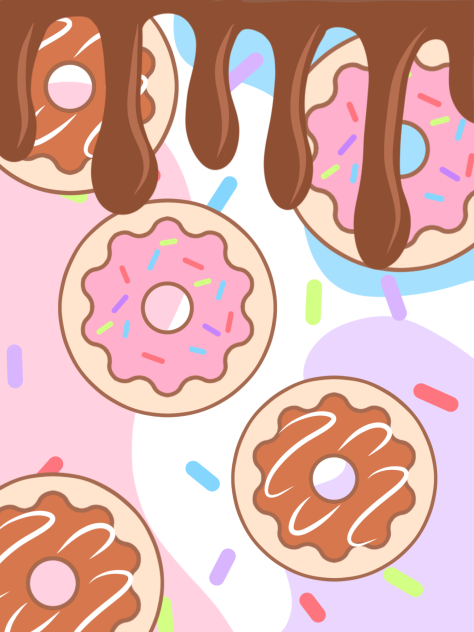 Doughnut background