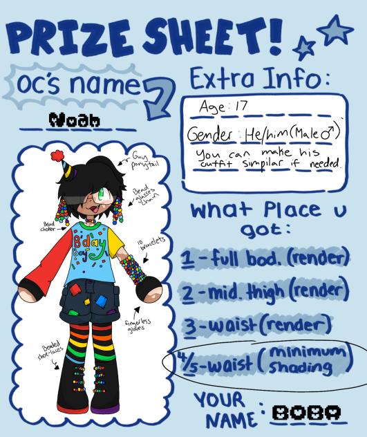 Price sheet for Arnt