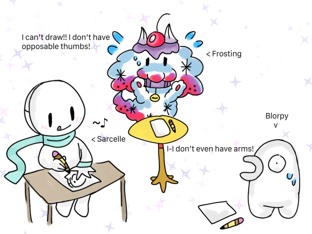 My Oc’s Drawing Themselves