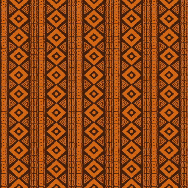 Tribal Pattern Orange