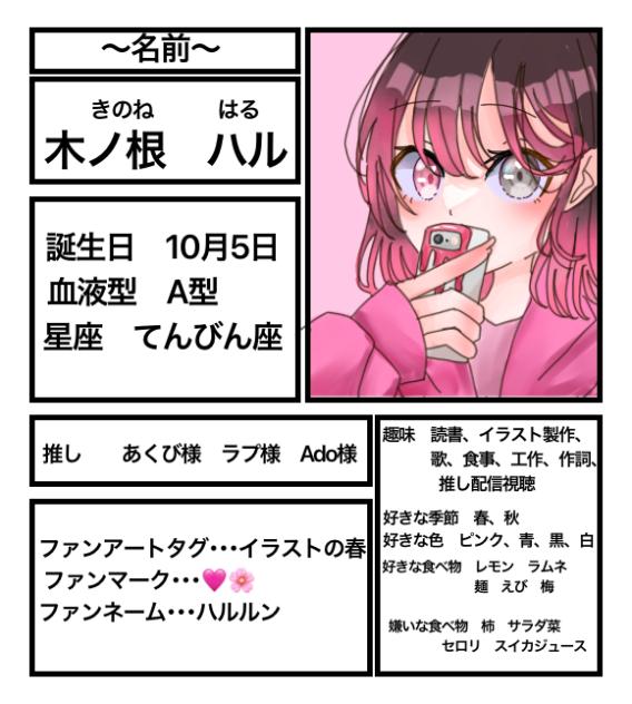 プロフィール（代理）