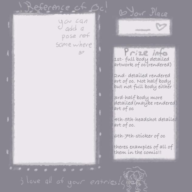 Prize sheet⭐️