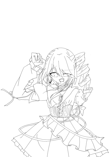 Trick or Treat！！の！！線画！！