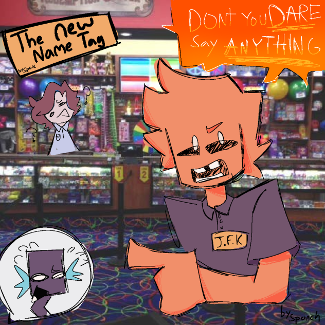 new nametag question mark