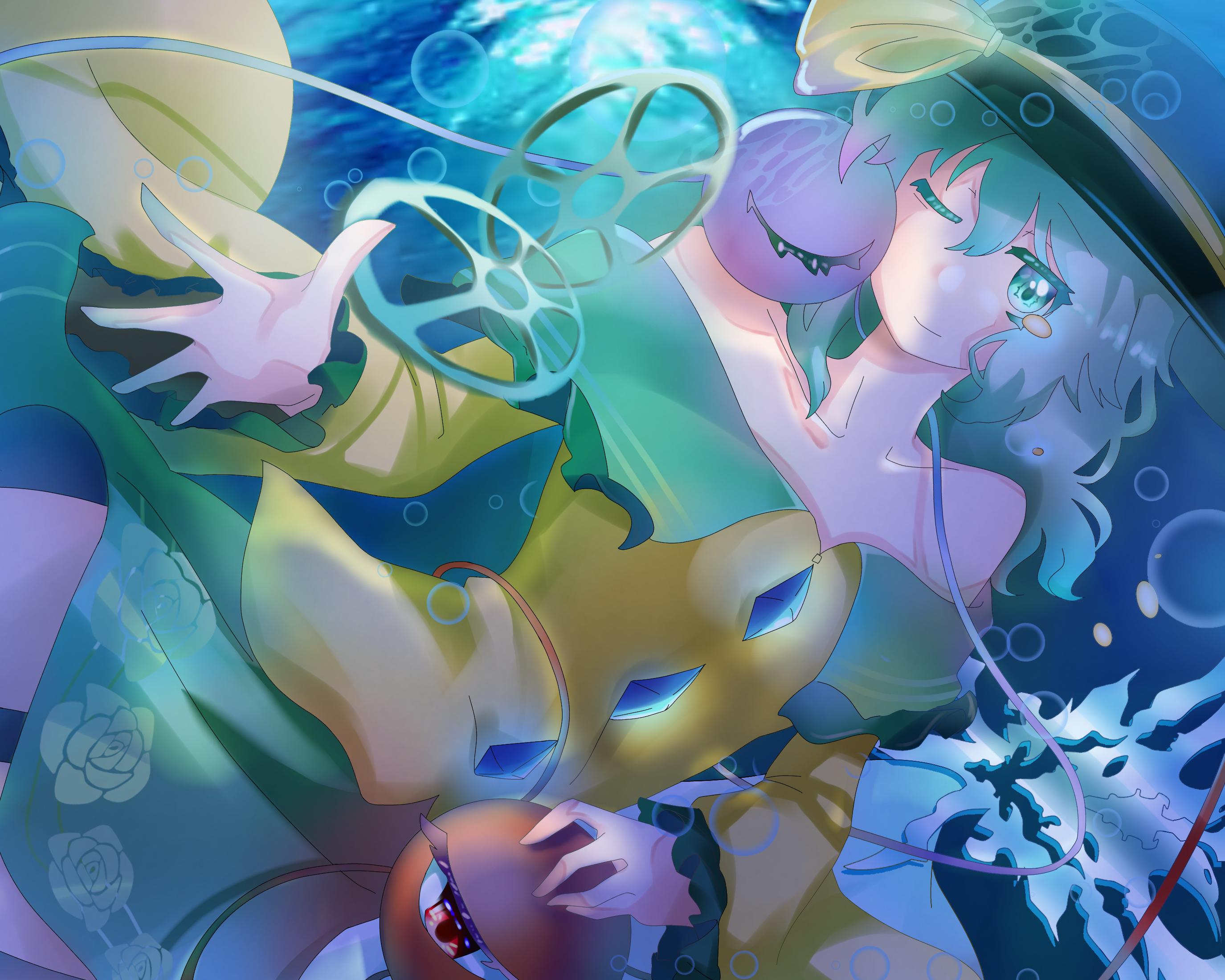 水面と私の境界 - ibisPaint