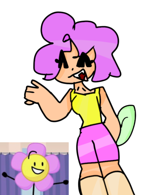 Flower but a human