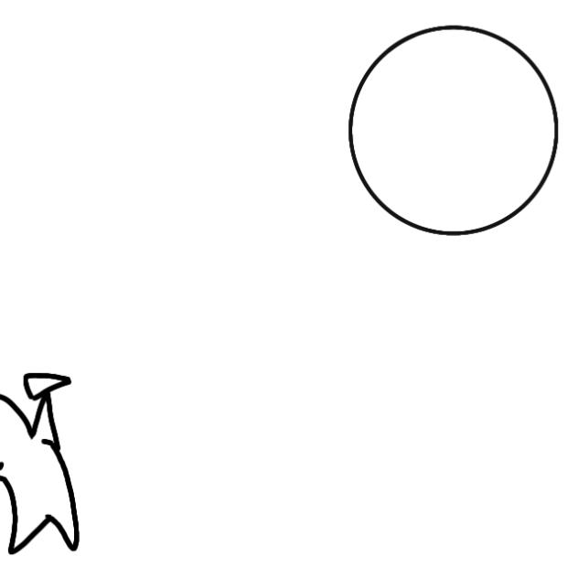 plane on moon - ibisPaint