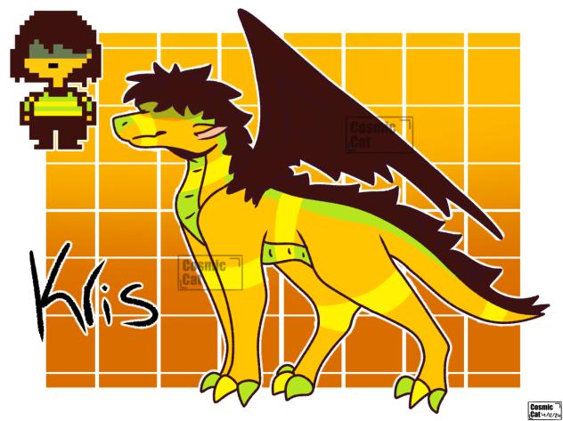 Kris as a dragon