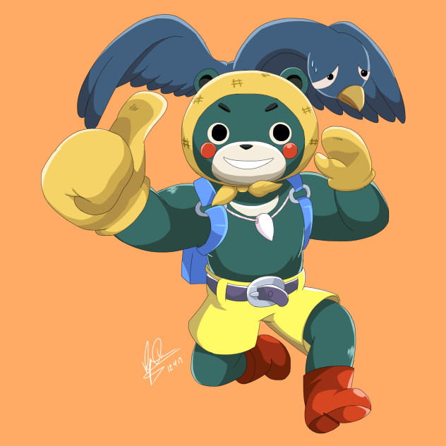Harry Barry & Buhu as Banjo & Kazooie
