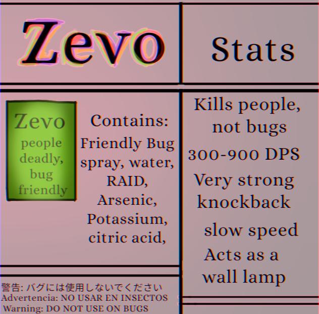 Zevo, People Deadly, Bug Friendly
