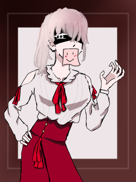 リボン狂　この服描いて欲しい
