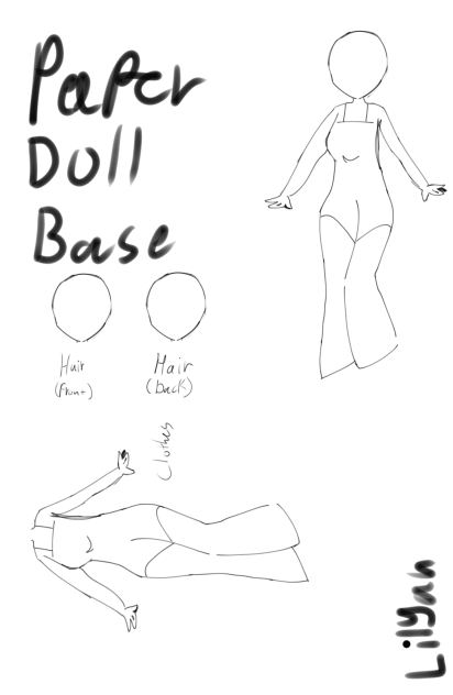 Paper doll base !!