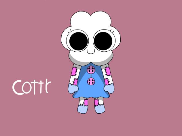 Cotty. OC, Dandy’s World OC.