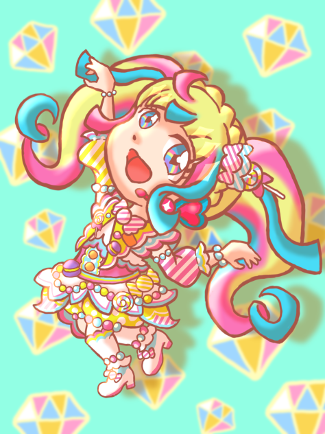 【プリチャン】デフォルメ白だいあ