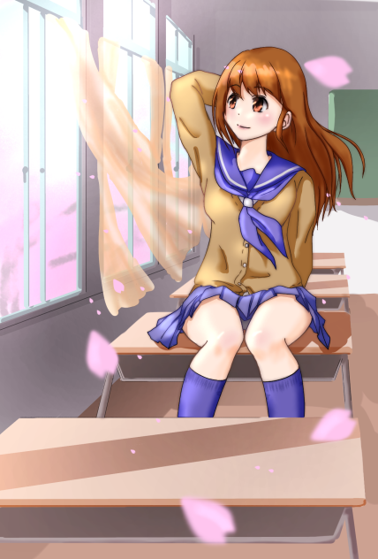 桜が