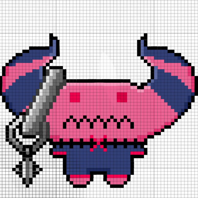 ドット絵サタン