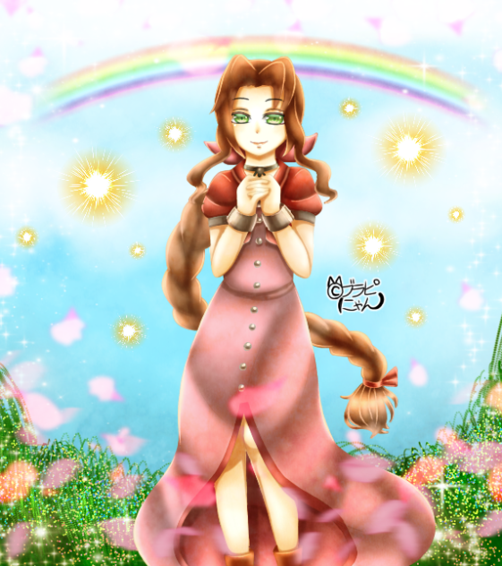 【FF7】エアリス【ブラピにゃん】