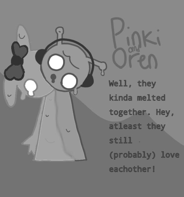 Pinki and Oren (Gray Goo AU)
