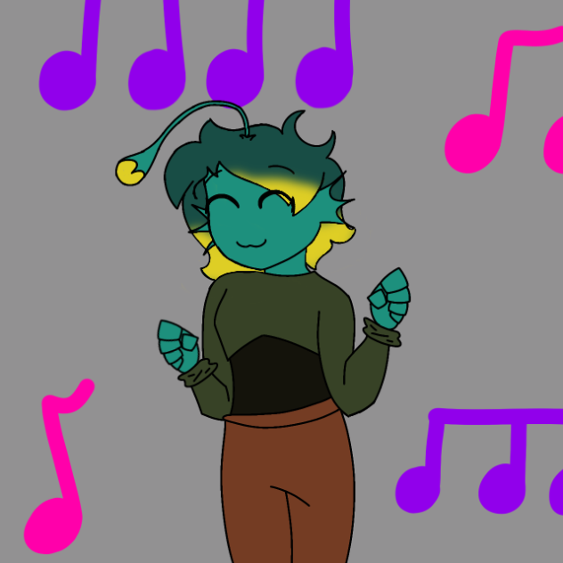 Benji is enjoying some tunes