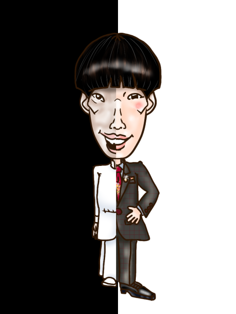 似顔絵 坂口涼太郎